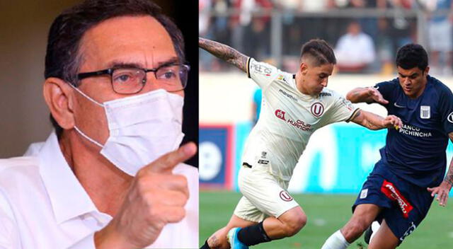 Presidente Martín Vizcarra anunció el regreso del fútbol.