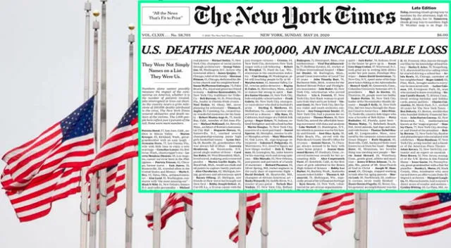 La portada del 'The New York Times' que muestra la realidad de Estados Unidos.