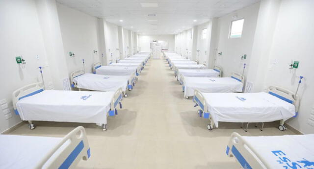 Esta área cuenta 150 camas  hospitalarias para recibir a los pacientes con Covid-19.