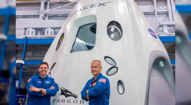 SpaceX, la nave en la que partirán Hurley y Behnken.