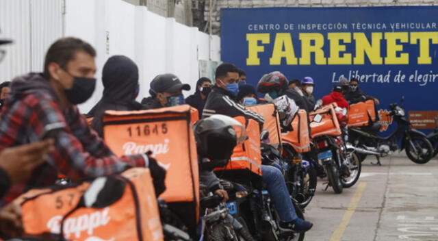 Rappi recibe sanción por aglomeración de motorizados.