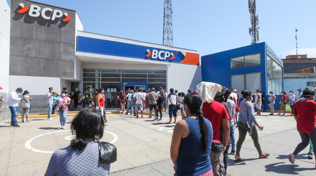 El BCP será una de las empresas bancarias donde se podrá cobrar el bono de 380 nuevos soles.