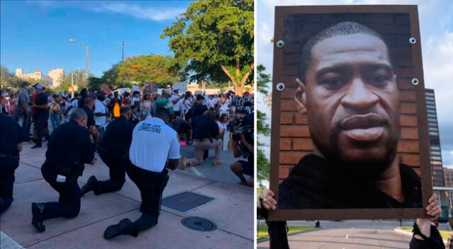 Protestas en memoria de George Floyd.