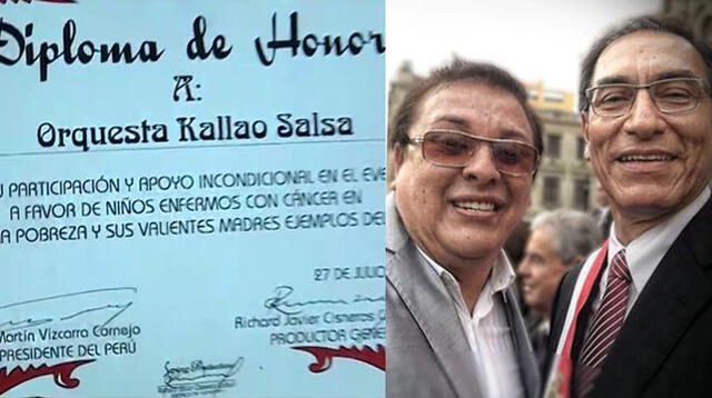 Richard Swing emitió un diploma con firma falsa de Martín Vizcarra