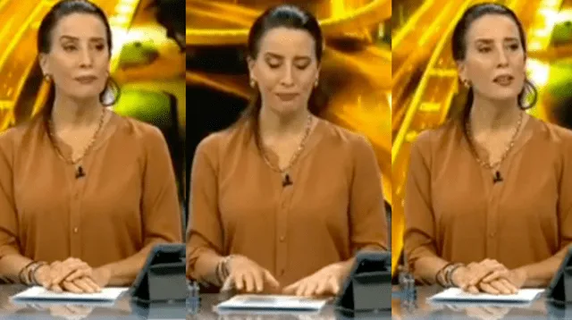 La periodista Sol Carreño conducía Cuarto Poder cuando se quebró en vivo al hablar de la situación que pasó con el coordinador de producción del programa.