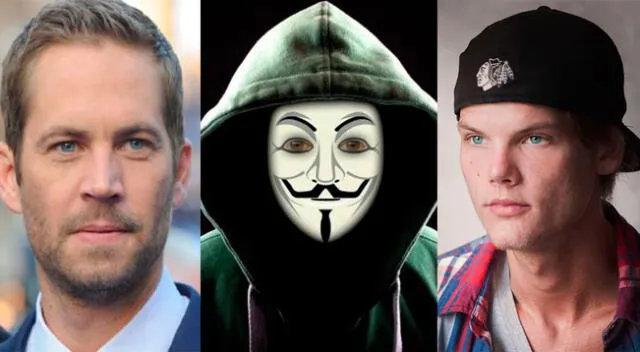 Revelaciones de Anonymous sobre la muerte de Avicii y Paul Walker