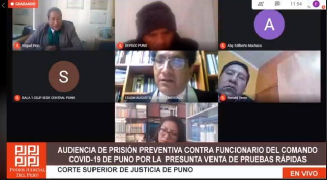 Poder Judicial de Puno dictó 3 meses de prisión contra el biólogo Herberth Flores Reátegui por vender pruebas rápidas