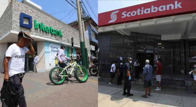 Horario de atención bancos en cuarentena Perú: Interbank y Scotiabank