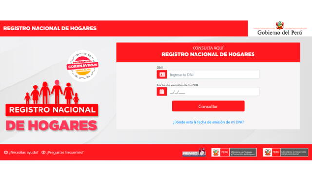 Registro Nacional de Hogares