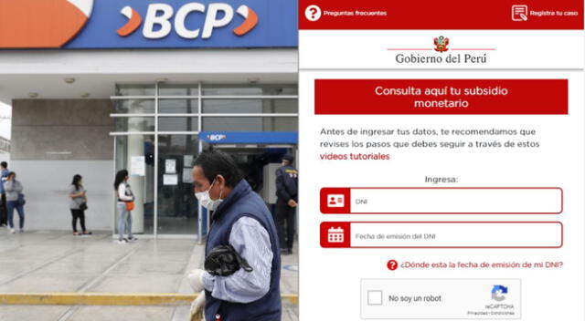 BONO BCP LINK: consulta si eres beneficiario y cobrar 760 soles en banca móvil BCP