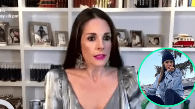 Rebeca Escribens deslizó que Yahaira Plasencia podría haberse hecho una liposucción en Rusia, y no esperó que su hijo tuviera algo que decir.