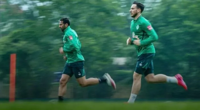 Claudio Pizarro sumó una semana de rehabilitación de cara a los entrenamientos con Werder Bremen | Foto: @werderbremen