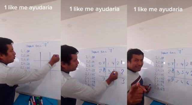 El profesor se ha vuelto tendencia por su manera ingeniosa de enseñar matemáticas.