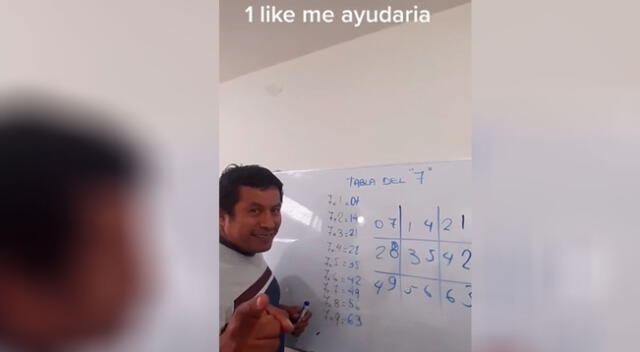 El profesor se ha vuelto tendencia por su manera ingeniosa de enseñar matemáticas.