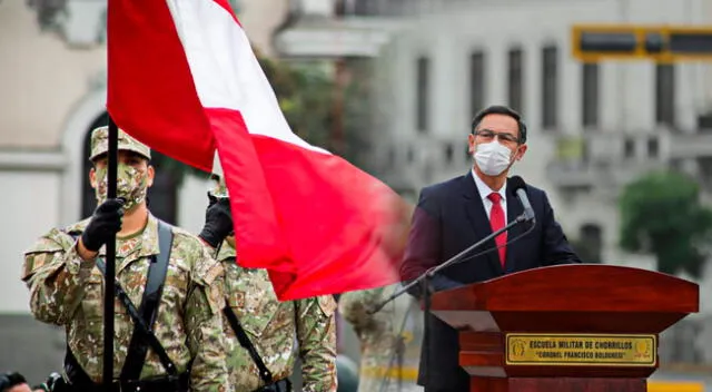 Con Martín Vizcarra a la cabeza se conmemoró el combate contra las fuerzas chilenas en ceremonia realizada en la Plaza Bolognesi.