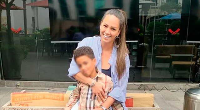 Melissa Klug presume a su hijo en redes sociales.