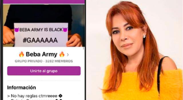 Magaly Medina arremetió en contra de la Beba Army.