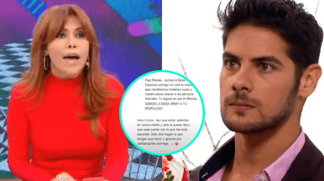 Magaly Medina reconoció haber presentado un chat falso de Andrés Wiese en su programa, y se mostró contenta de que él denuncie el hecho a las autoridades.