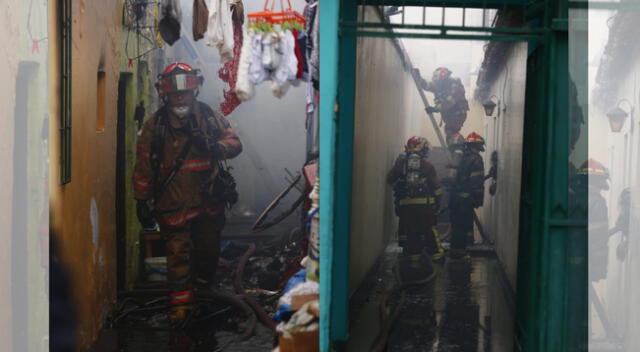 Incendio en Pueblo Libre.