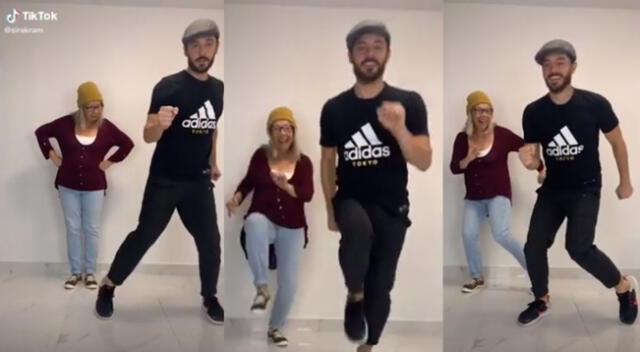 Madre realiza reto de baile con su hijo en TikTok  y causa alboroto a seguidores de internet