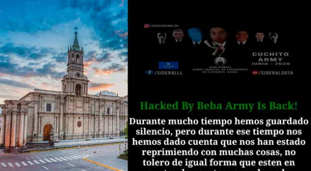 Municipalidad de Arequipa es hackeada