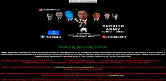 Municipalidad de Arequipa es hackeada