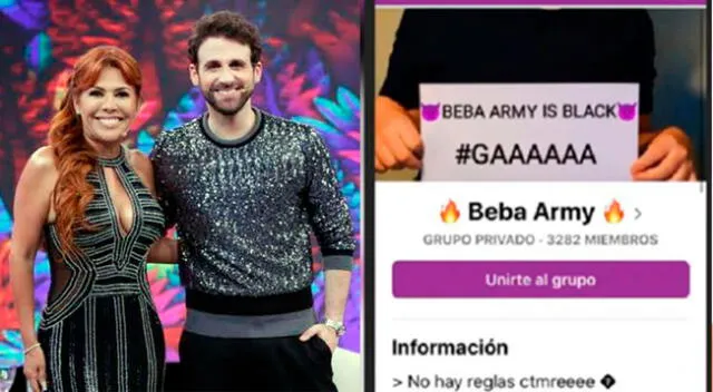 Magaly Medina se burló del sello característico de grupo La Beba Army.