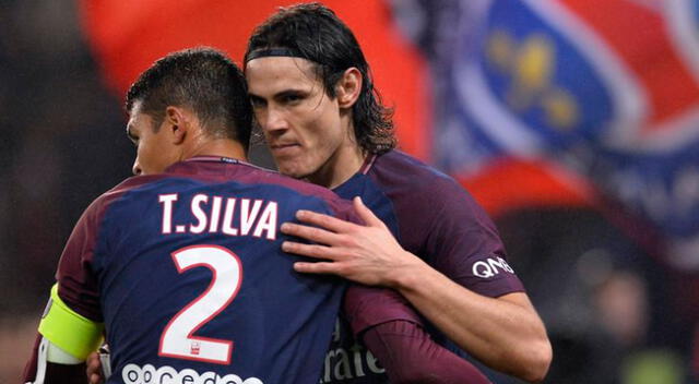 Edinson Cavani y Thiago Silva no van más en el PSG.