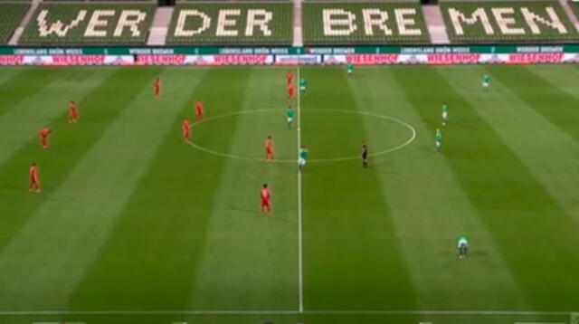 Ya se juega el Bremen vs. Bayern.