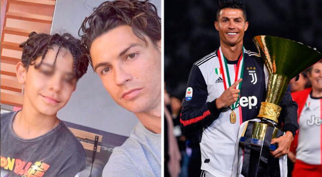 Cristiano Ronaldo promete darle la Copa Italia a su hijo como regalo de cumpleaños.