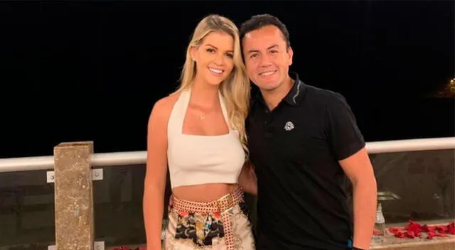 Brunella Horna a Richard Acuña sobre matrimonio: "Solo tengo anillo de enamorados"