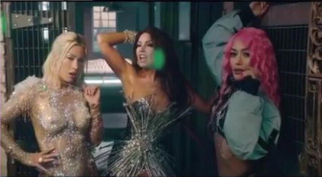 Thalía sigue promocionando tema junto a Leslie Shaw y Farina, que ya supera su primer millón de views