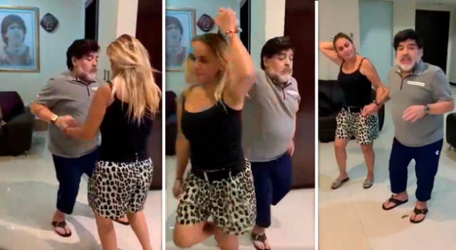 Diego Maradona y su polémico video es viral en las redes sociales.