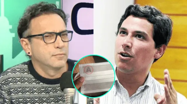 Carlos Galdós explotó contra César Combina a pesar de que él aseguró que su apellido y logo del partido APP en las mascarillas donadas fueron un “error involuntario”.