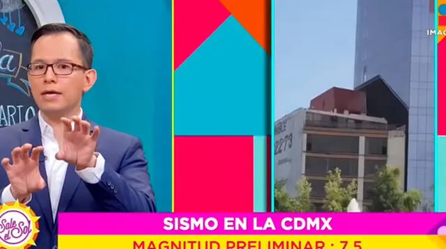 Mira el choque de los edificios en México.