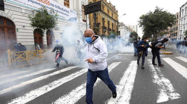 Protestas en Cercado de Lima