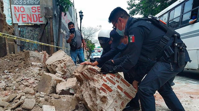 Imágenes del terremoto en México.