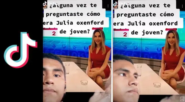 Seguidores de Juliana Oxenford la soprendieron en TikTok.