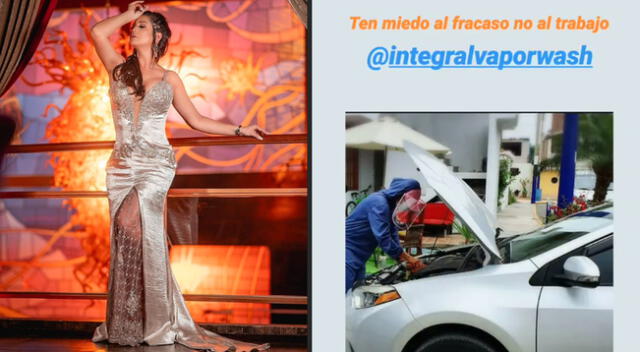 Karla Tarazona emprende negocio de desinfección de autos durante cuarentena