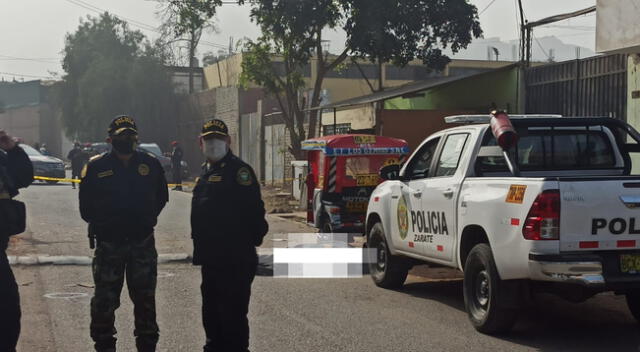 Presunto delincuente muere en balacera de San Juan de Lurigancho.