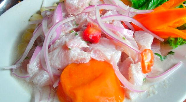 Ceviche, el plato bandera del Perú.