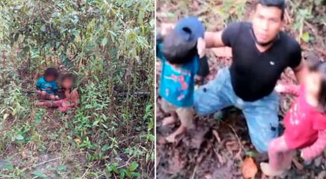 Hallan hermanitos perdidos en Madre de Dios