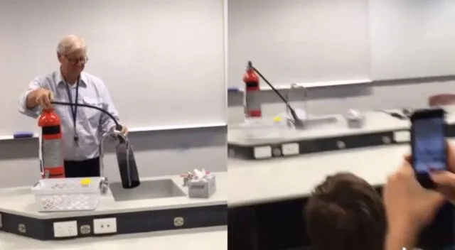 Video viral de profesor en clase