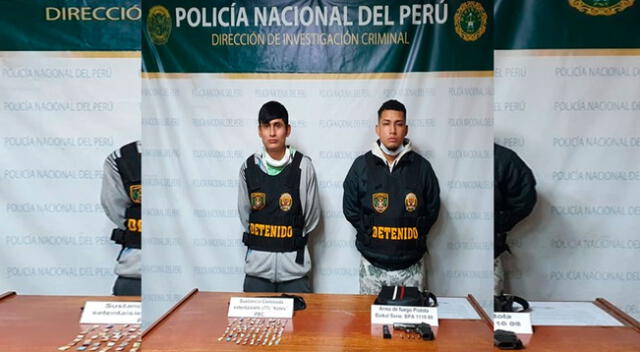 Los detenidos y lo incautado