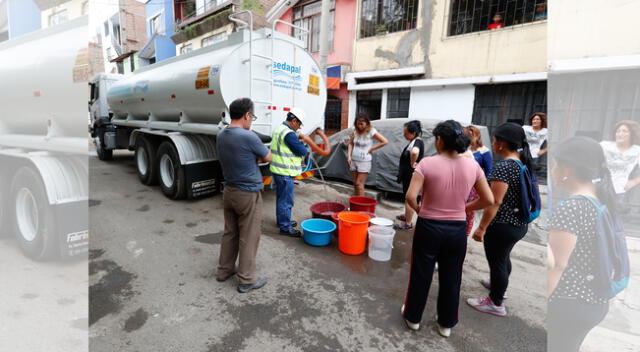 Sedapal abastecerá de agua a los vecinos de Ventanilla, quienes se han quedado sin el servicio. Foto referencial.