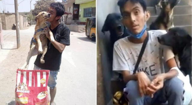 La muerte de Edwin ha conmocionado a cientos de personas en Facebook. Los usuarios piden apoyo para su albergue con más de 100 perros en Puente Piedra.