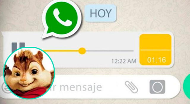 Este singular truco te ayudará a cambiar tu voz en los audios de Whatsapp.