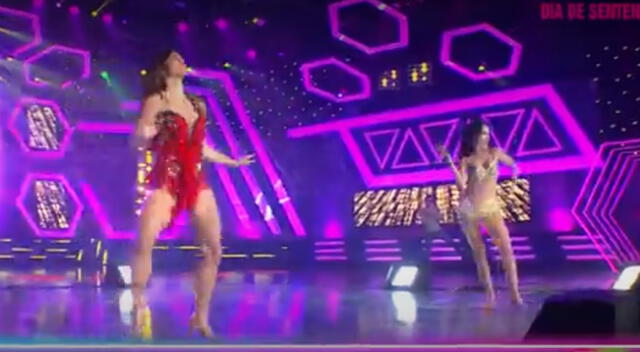 Rosángela Espinoza cautiva en versus de baile con Paloma Fiuza