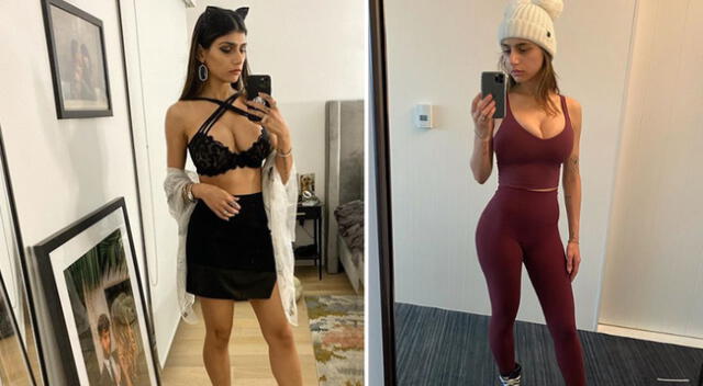 Mia Khalifa luce nueva apariencia tras operarse la nariz.