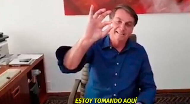 Jair Bolsonaro causa nueva polémica por automedicarse.